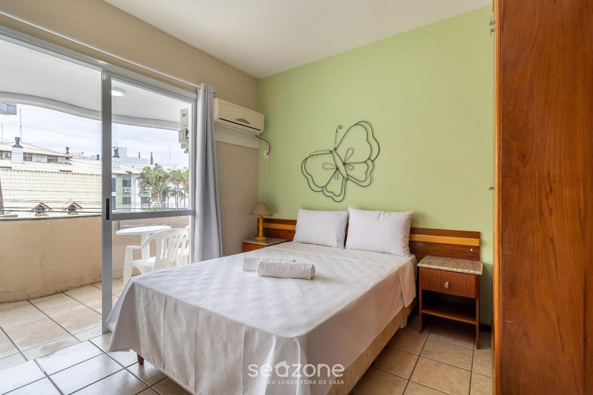 Apto C/ Varanda Em Condominio Pe Na Areia Iho127 ฟลอเรียนอโปลิส ภายนอก รูปภาพ