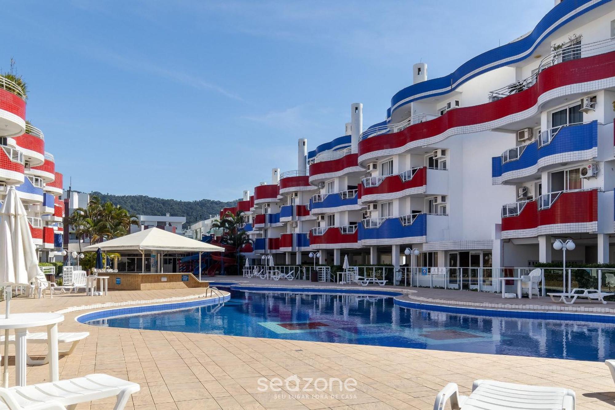 Apto C/ Varanda Em Condominio Pe Na Areia Iho127 ฟลอเรียนอโปลิส ภายนอก รูปภาพ